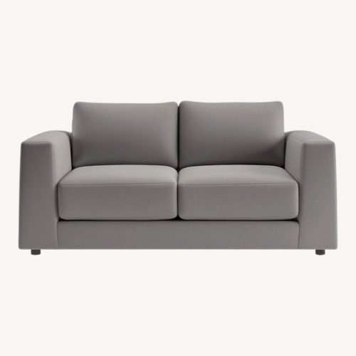 Used Crate & Barrel Silver Peyton Sofa for sale on AptDeco