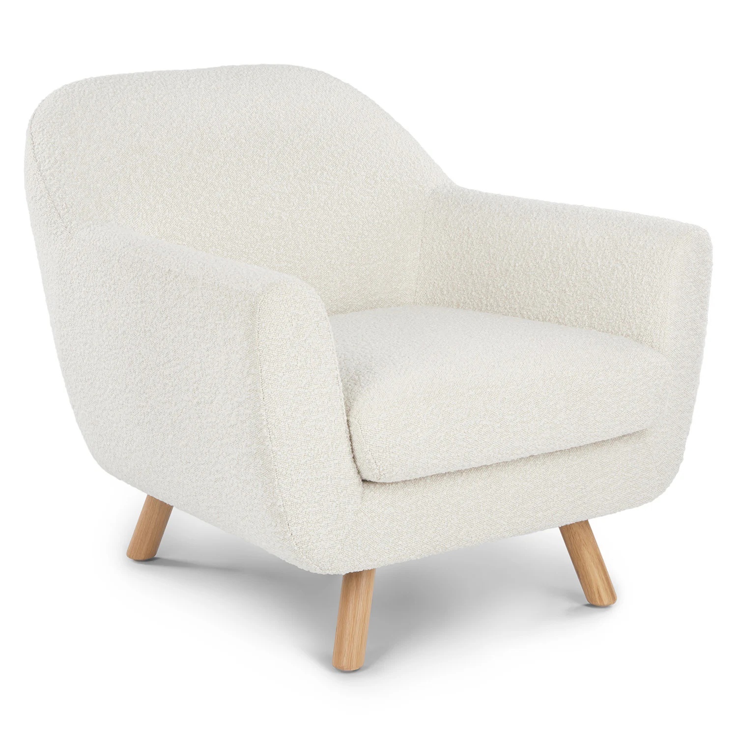 Article Gabriola 34" Lounge Chair - Ivory Bouclé - image-5