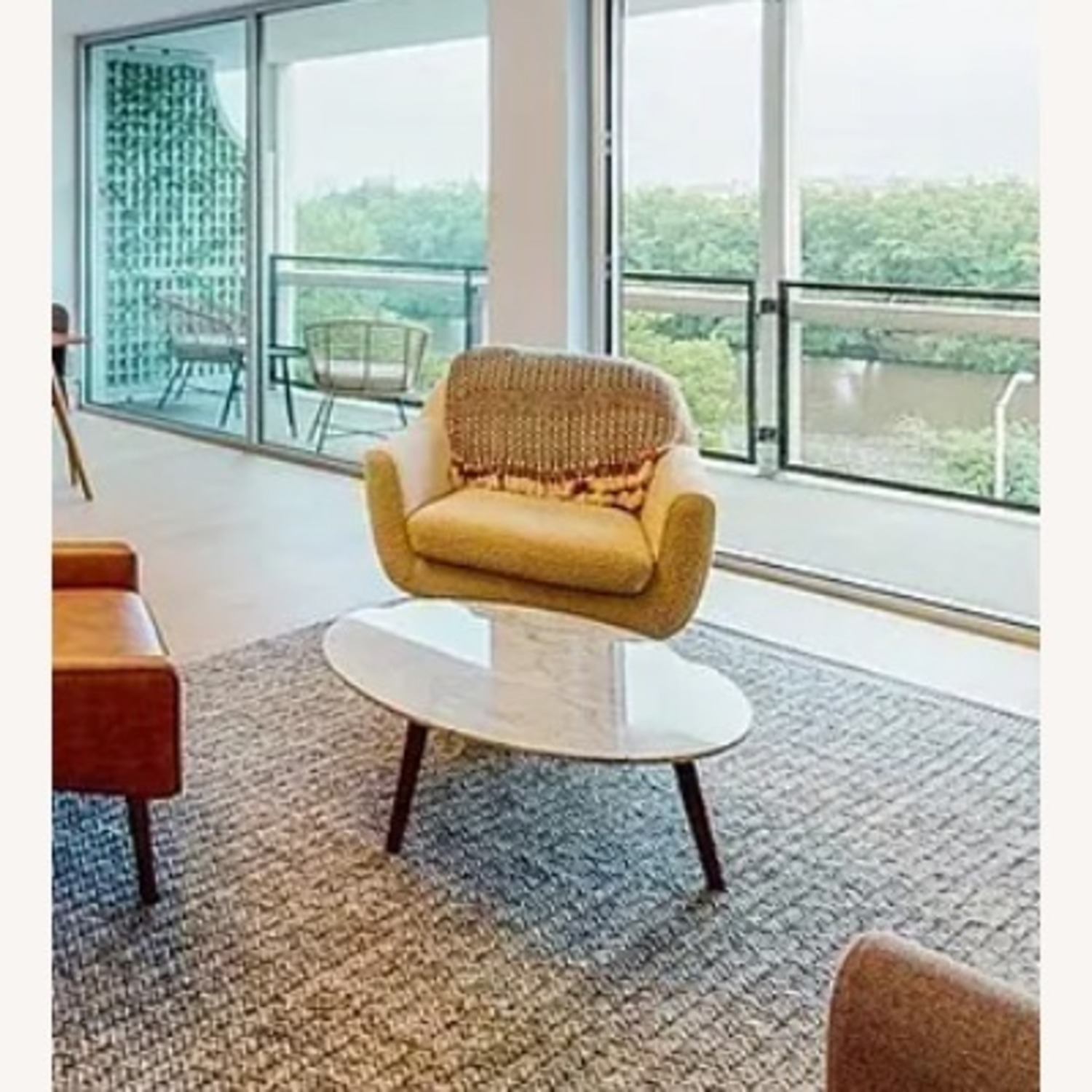 Article Gabriola 34" Lounge Chair - Ivory Bouclé - image-3