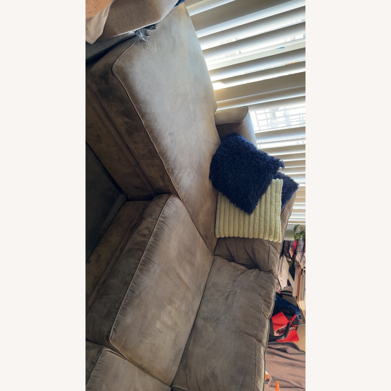 Raymour & Flanigan Dark Gray Fabric Sleeper Sofa - image-2