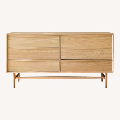Used Article Lenia Light Brown Wood Dresser for sale on AptDeco
