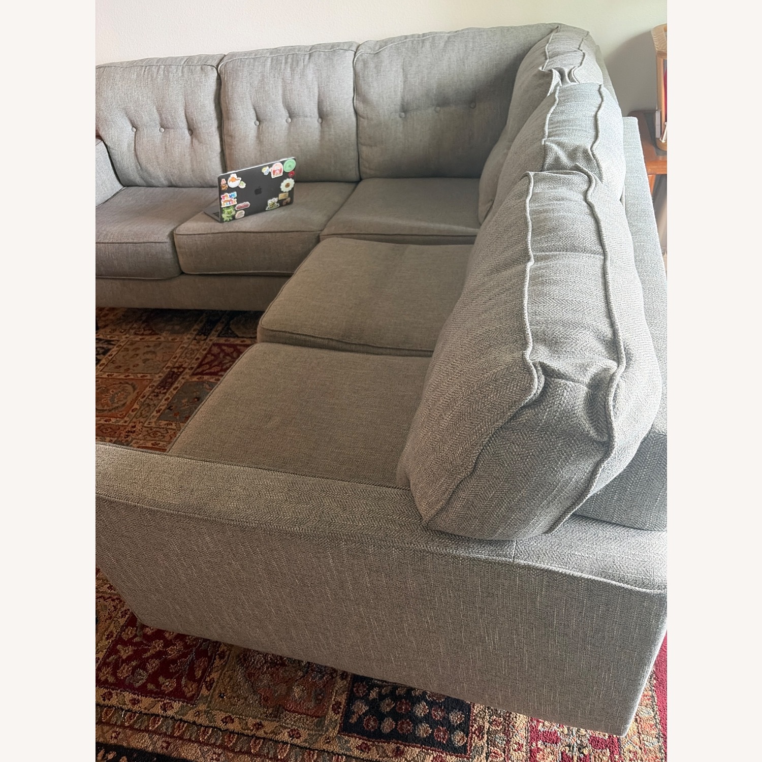 Light Gray 3+ Piece Sectional - image-3