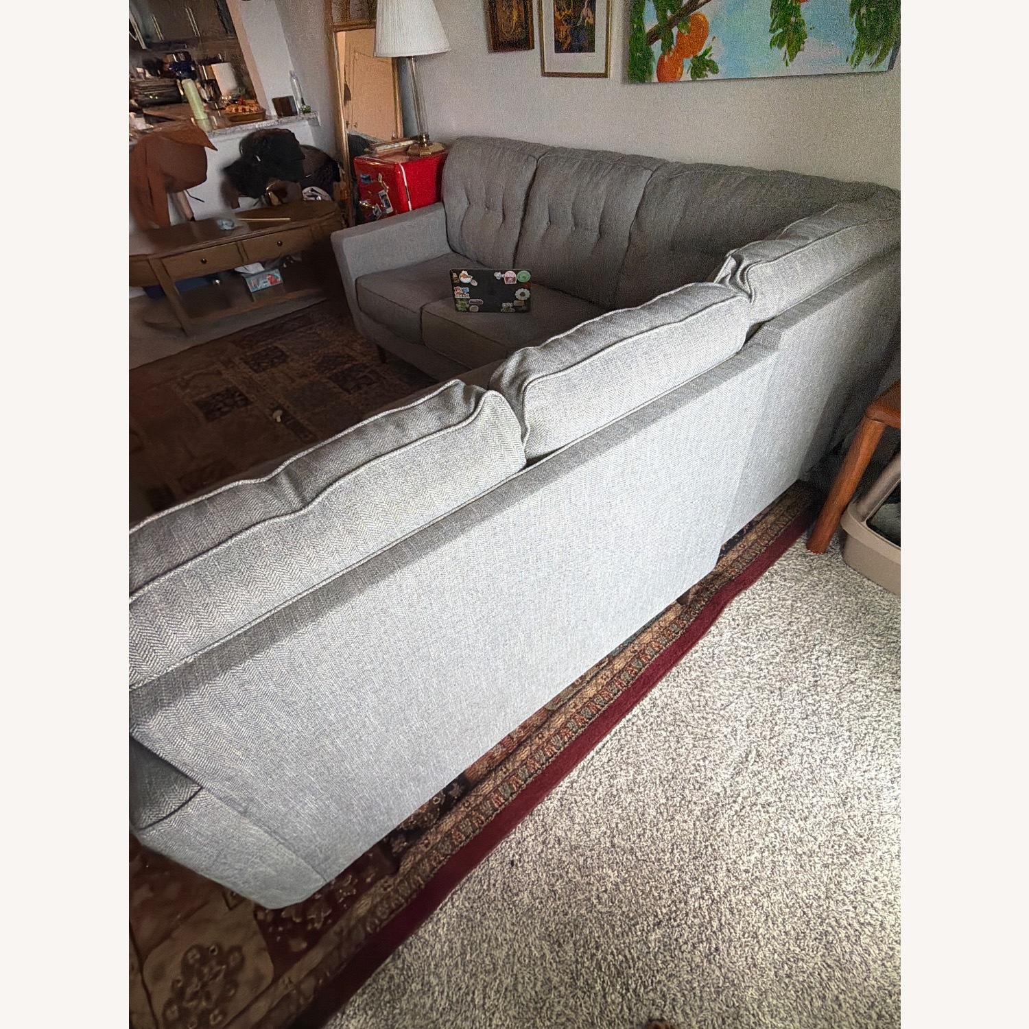 Light Gray 3+ Piece Sectional - image-4