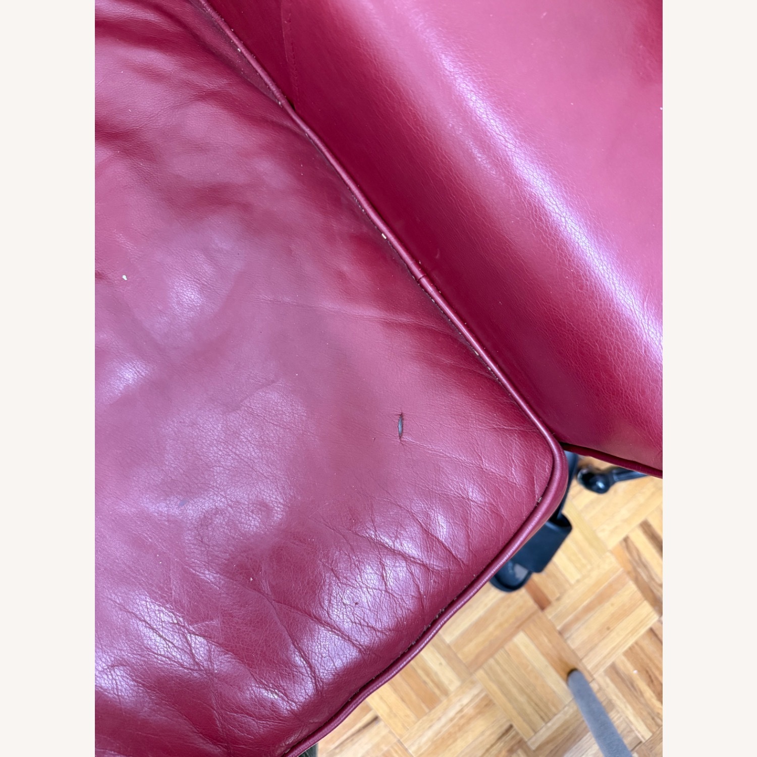 Sleeper Red Leather Sofa  - image-3