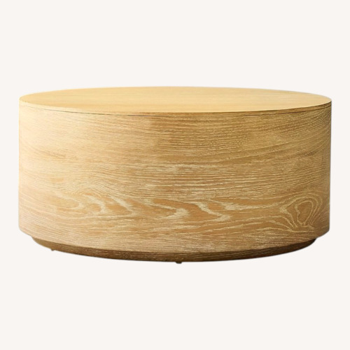Used West Elm Volume Wood Coffee Table for sale on AptDeco