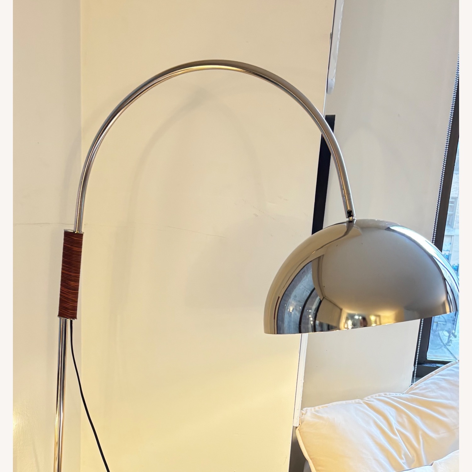 CB2 Jett Champagne Arched Floor Lamp - image-8