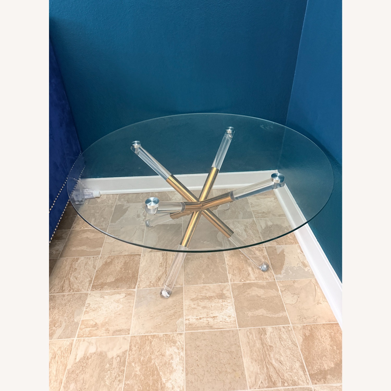 Round Glass Coffee Table  - image-1