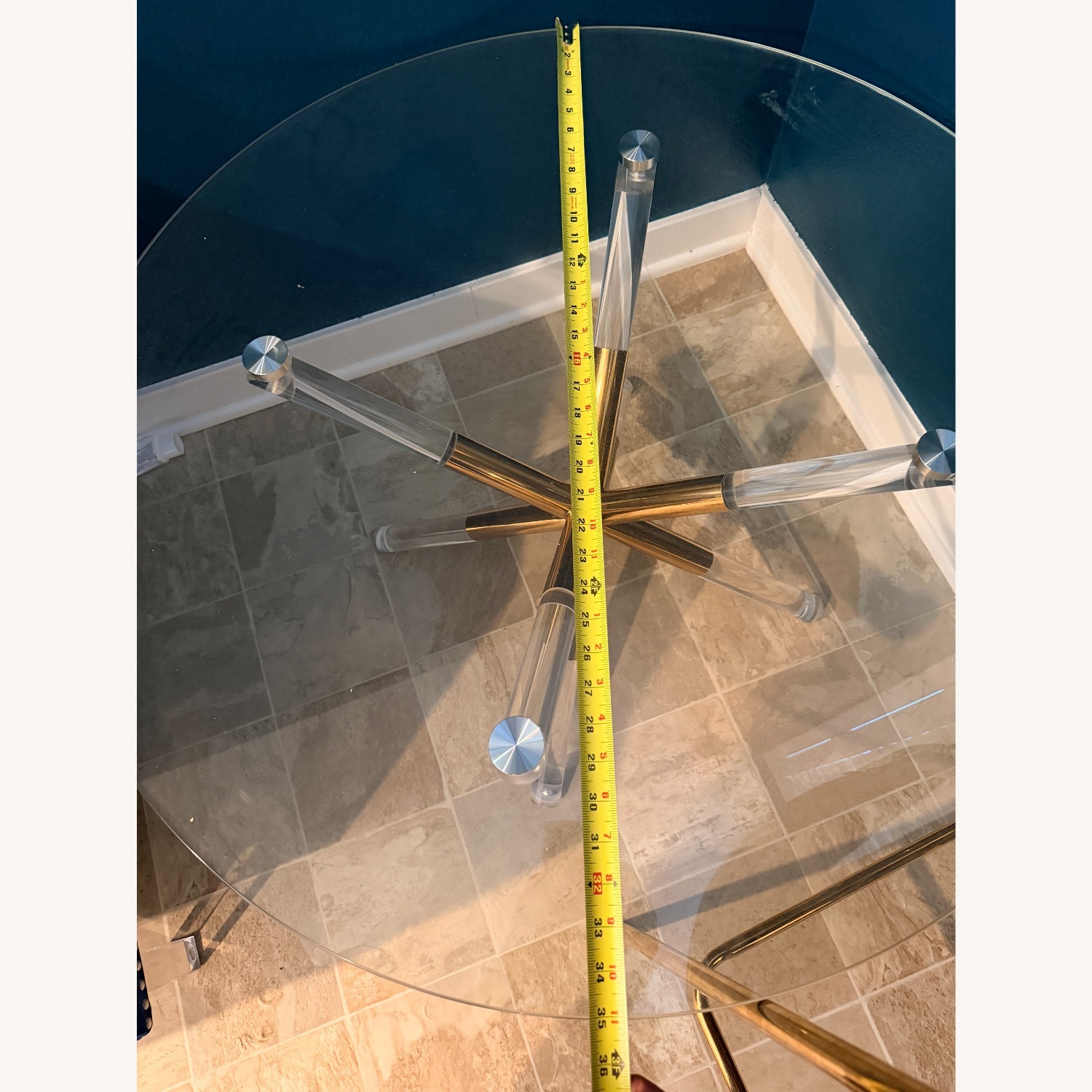 Round Glass Coffee Table  - image-2