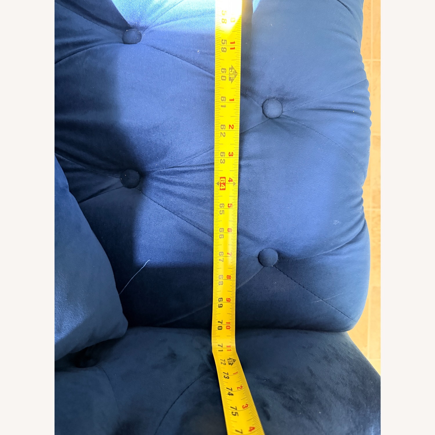 Farmhouse Blue Loveseat - image-3