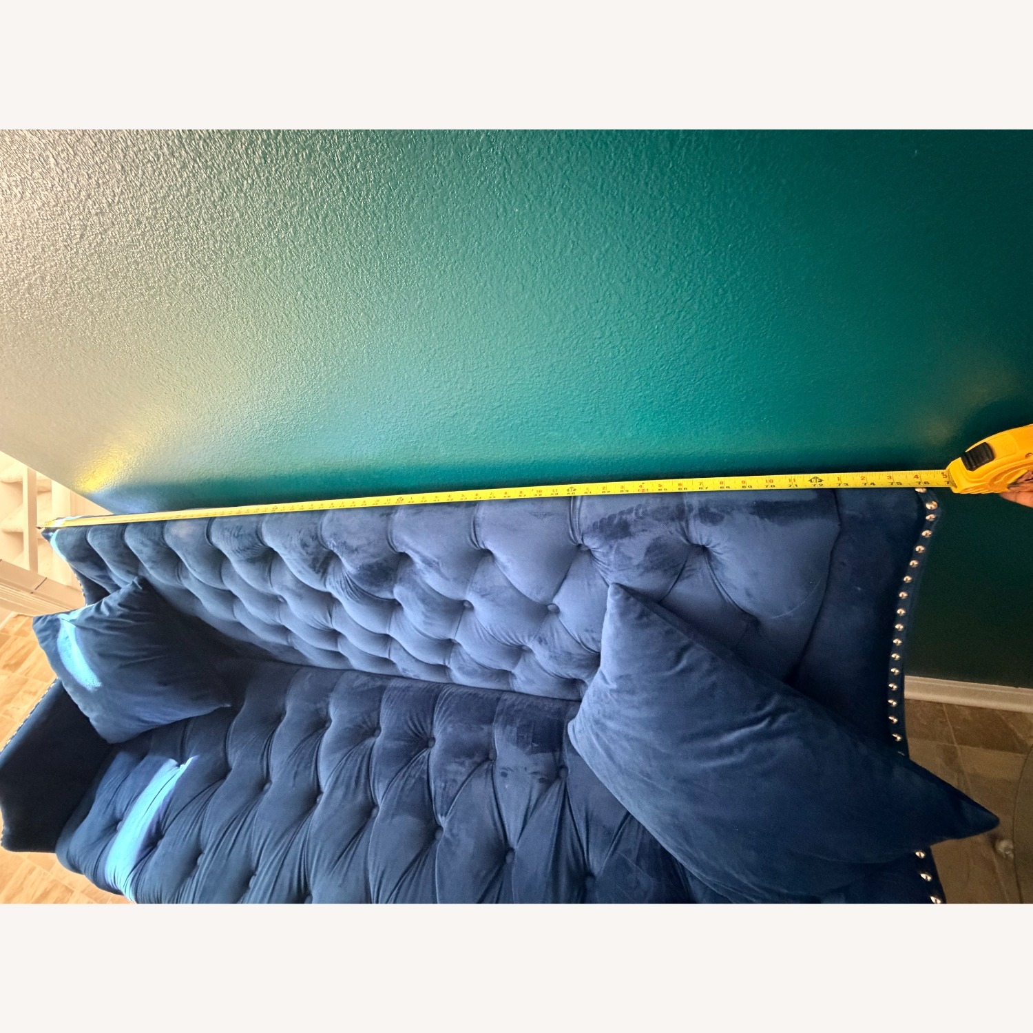 Farmhouse Blue Loveseat - image-5