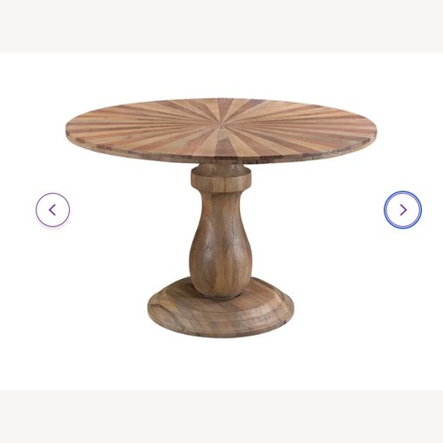 Used Maliyah Natural Wood Dining Set for sale on AptDeco