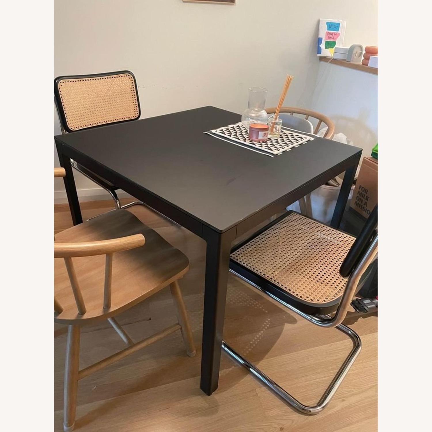 Design Within Reach Min Black Metal Dining Table - image-2