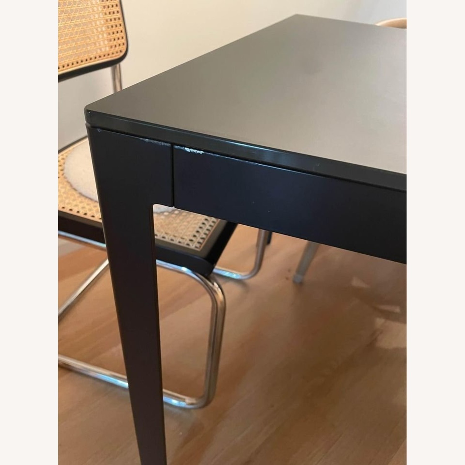 Design Within Reach Min Black Metal Dining Table - image-3