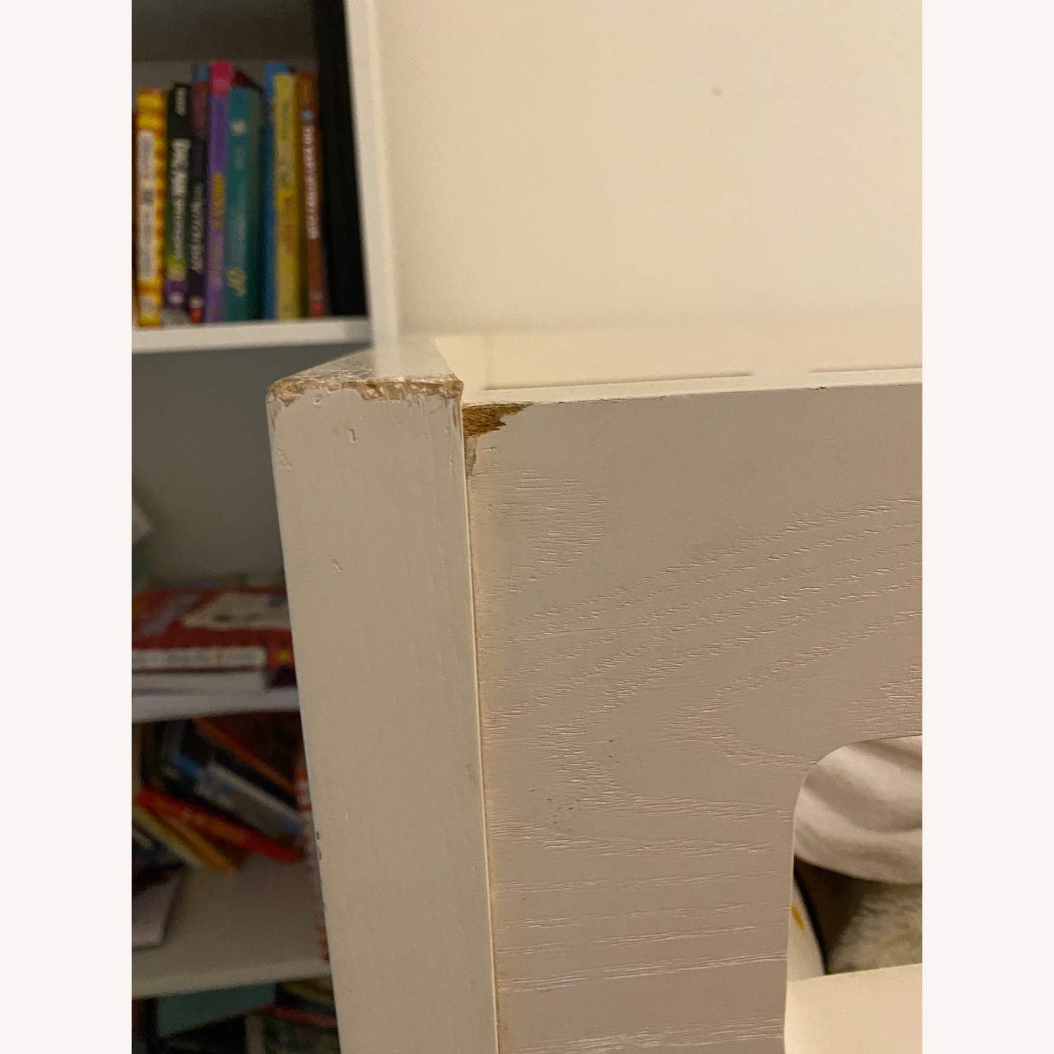 Crate & Barrel White Wood Bunk Bed - image-5