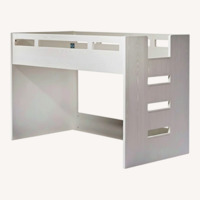 Crate & Barrel White Wood Bunk Bed