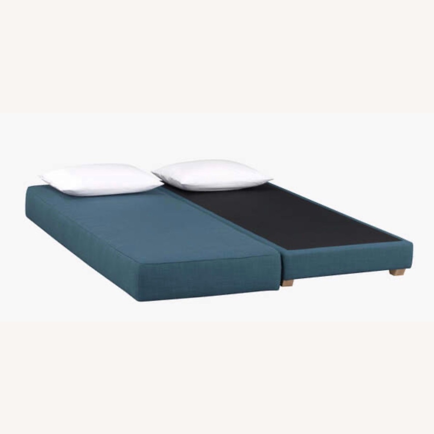 CB2 Lubi Dark Gray Fabric Sleeper Sofa - image-2