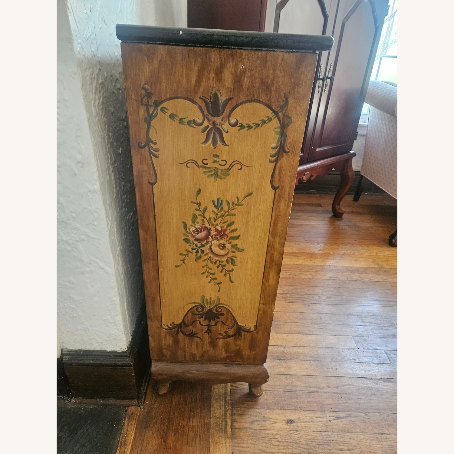 Vintage/Antique Finds Wood Side Table - image-4