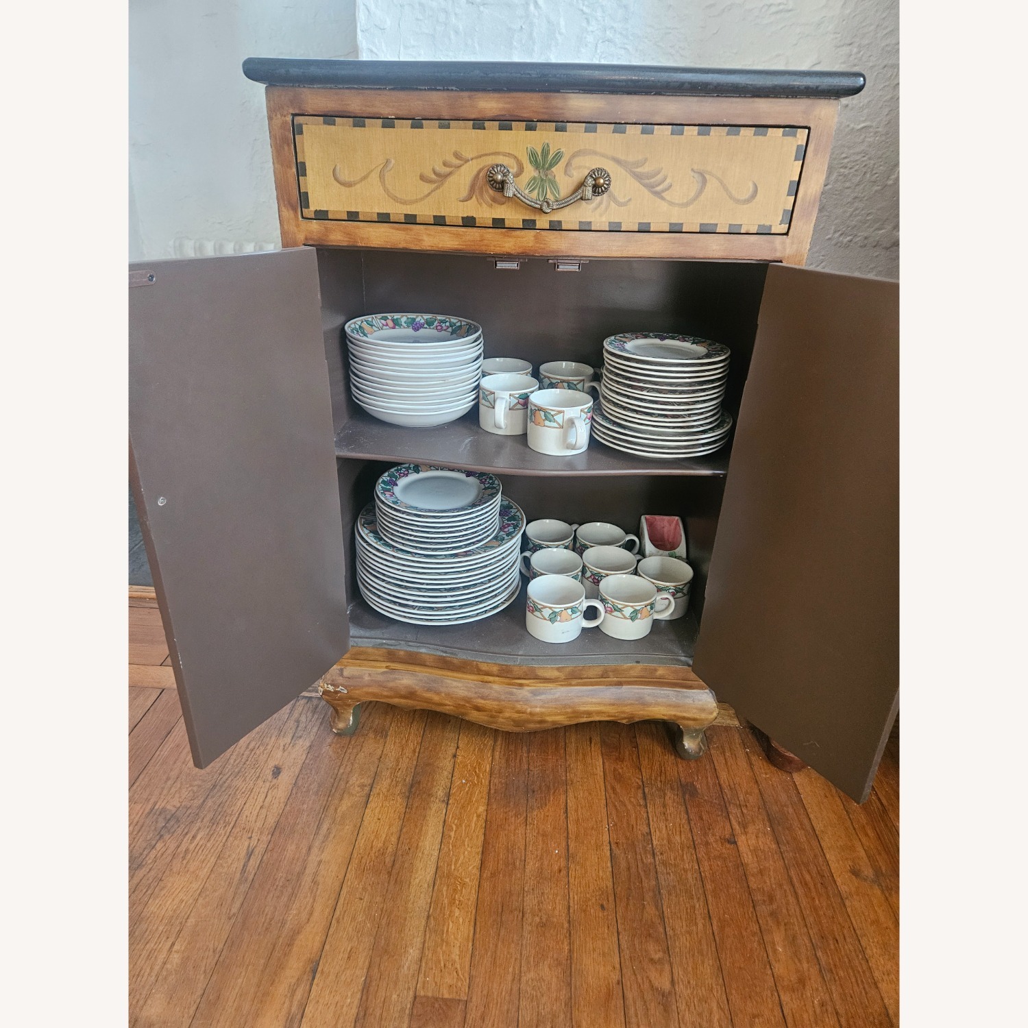 Vintage/Antique Finds Wood Side Table - image-3