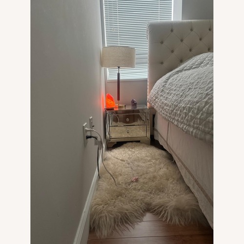 Used HD Buttercup Silver Nightstand for sale on AptDeco