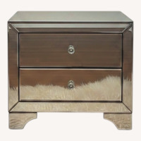 HD Buttercup Silver Nightstand