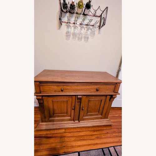 Used Vintage/Antique Finds Natural Wood Sideboard for sale on AptDeco
