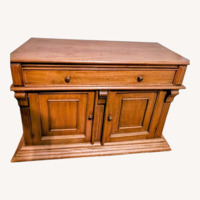 Vintage/Antique Finds Natural Wood Sideboard