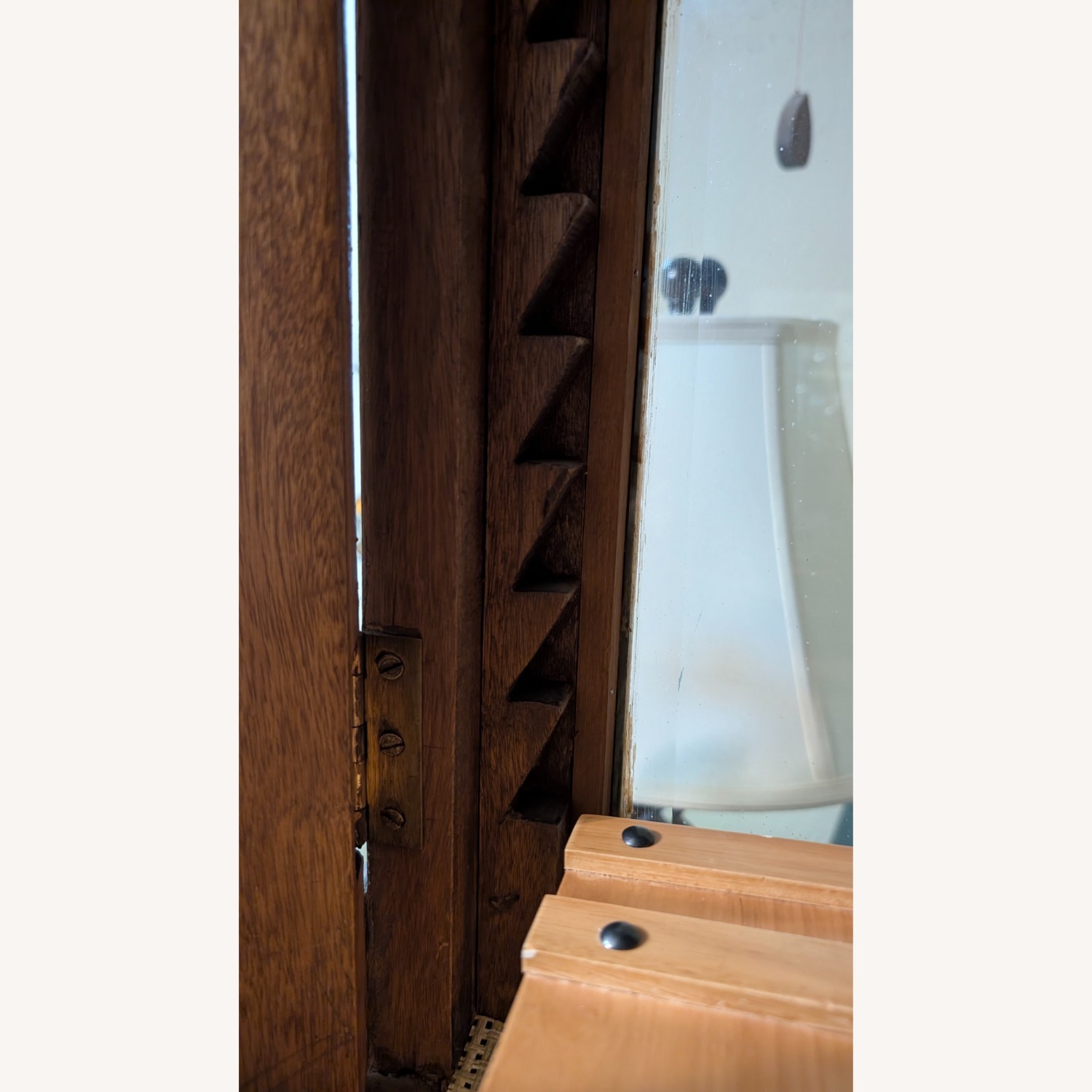 Vintage/Antique Finds Natural Wood Sideboard - image-7