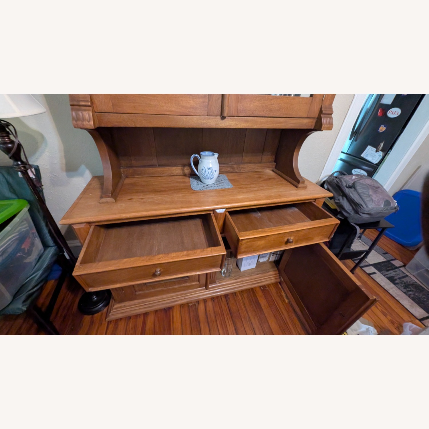 Vintage/Antique Finds Natural Wood Sideboard - image-5