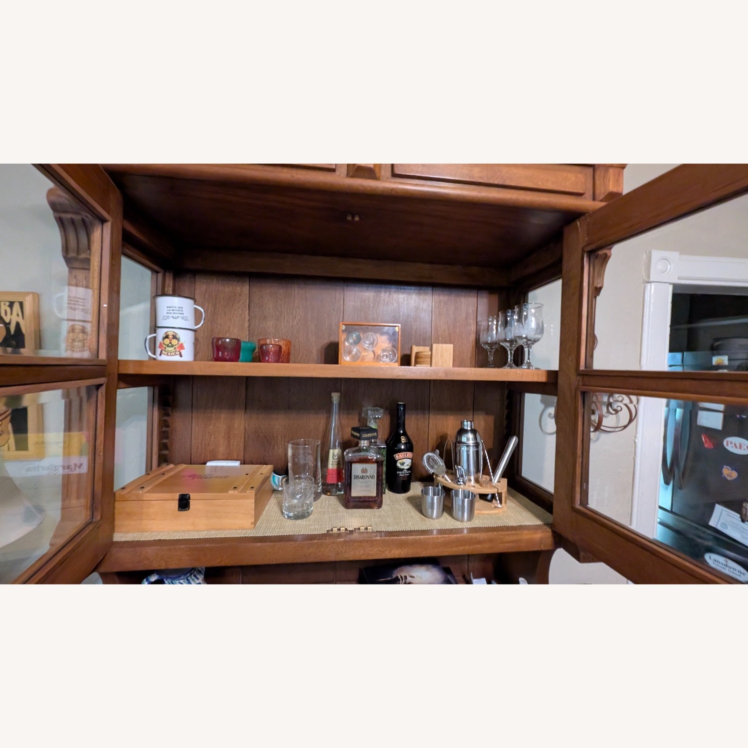 Vintage/Antique Finds Natural Wood Sideboard - image-6