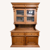 Vintage/Antique Finds Natural Wood Sideboard