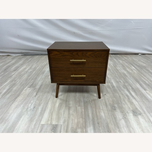 Used George Oliver Nevio 2-Drawer Nightstand for sale on AptDeco