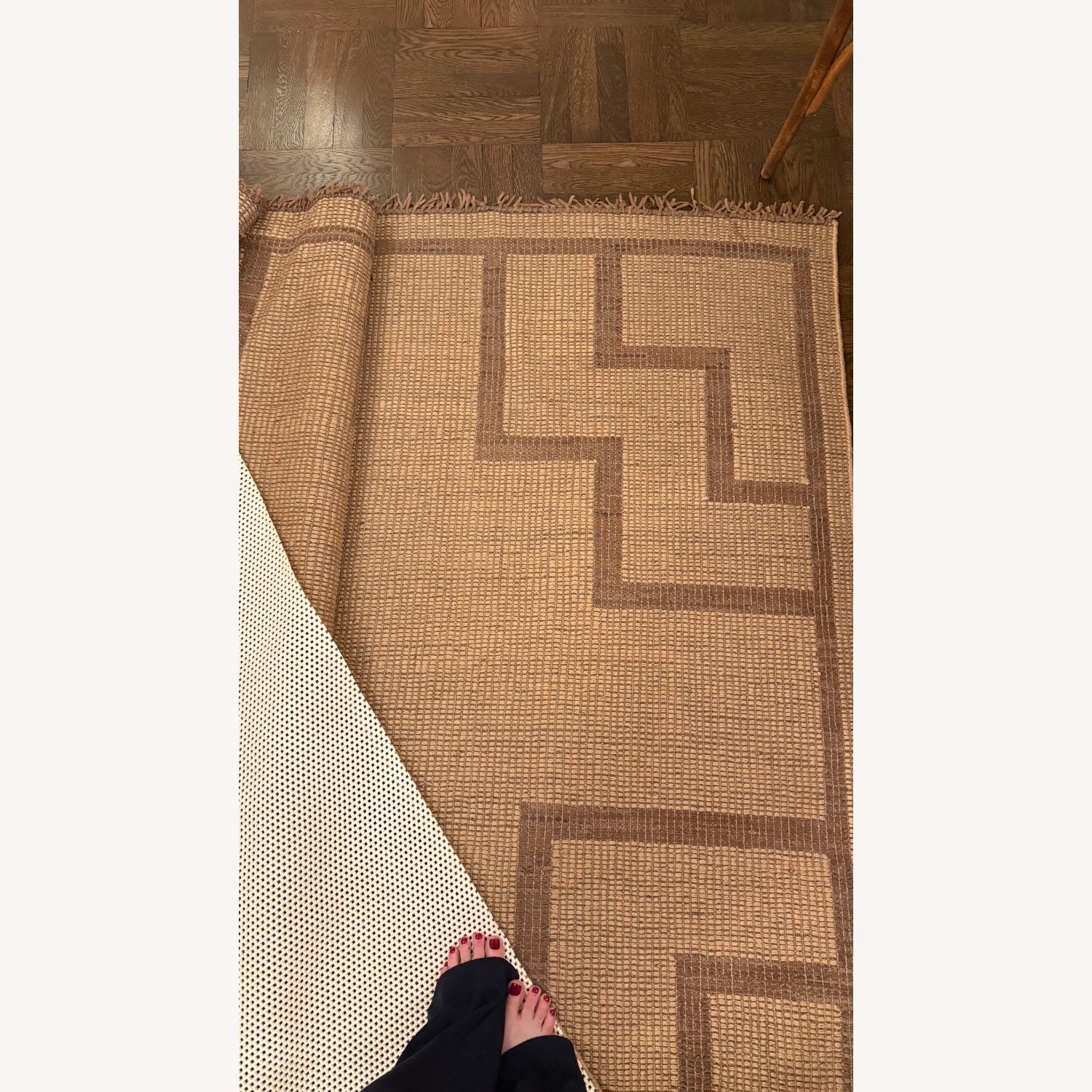 Dark Brown Jute Area Rug 12' x 15' - image-4