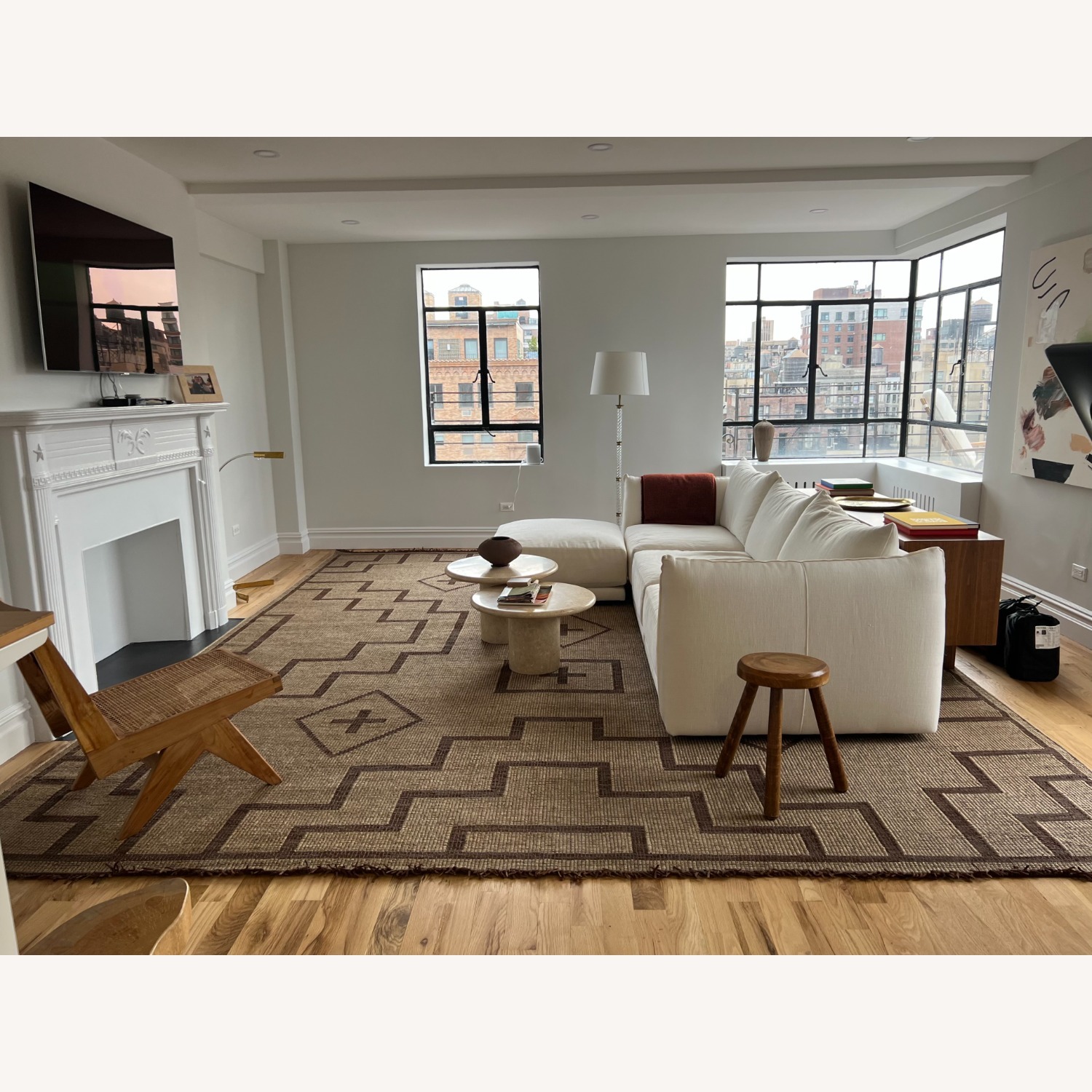 Dark Brown Jute Area Rug 12' x 15' - image-2