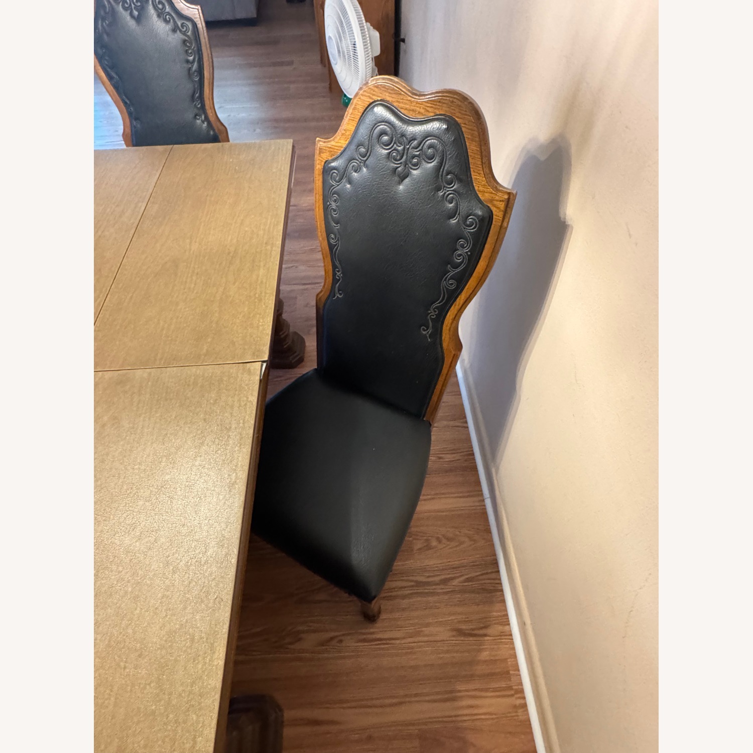 Antique Solid Wood Dining Room Table - image-6