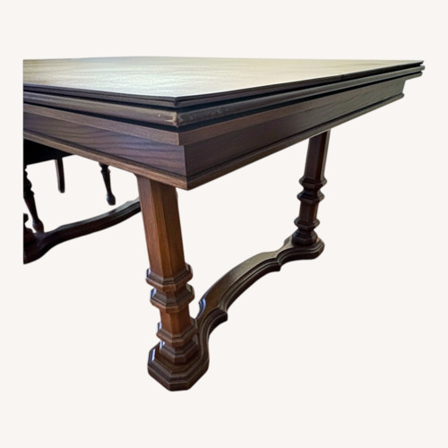 Used Antique Solid Wood Dining Room Table for sale on AptDeco