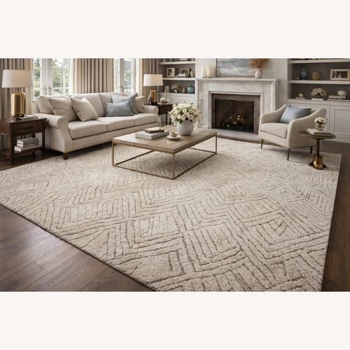 Used Restoration Hardware Halima Hand-Knotted Wool Rug — 12' × 15' for sale on AptDeco