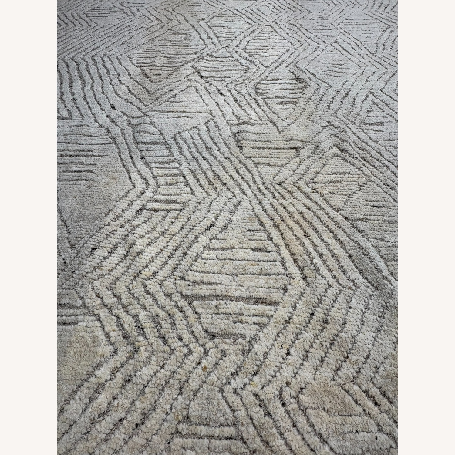 Restoration Hardware Halima Hand-Knotted Wool Rug — 12' × 15' - image-7