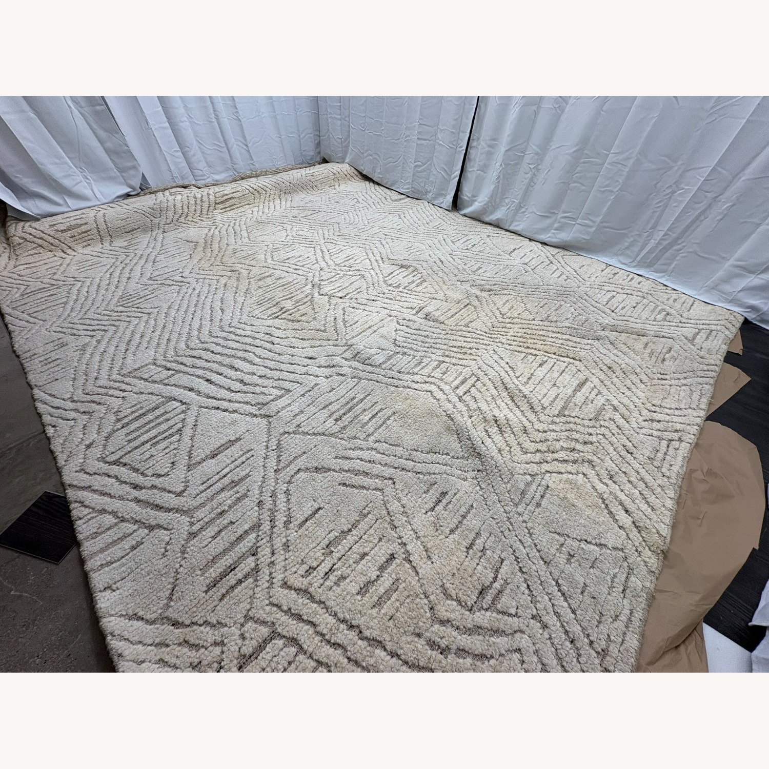 Restoration Hardware Halima Hand-Knotted Wool Rug — 12' × 15' - image-16