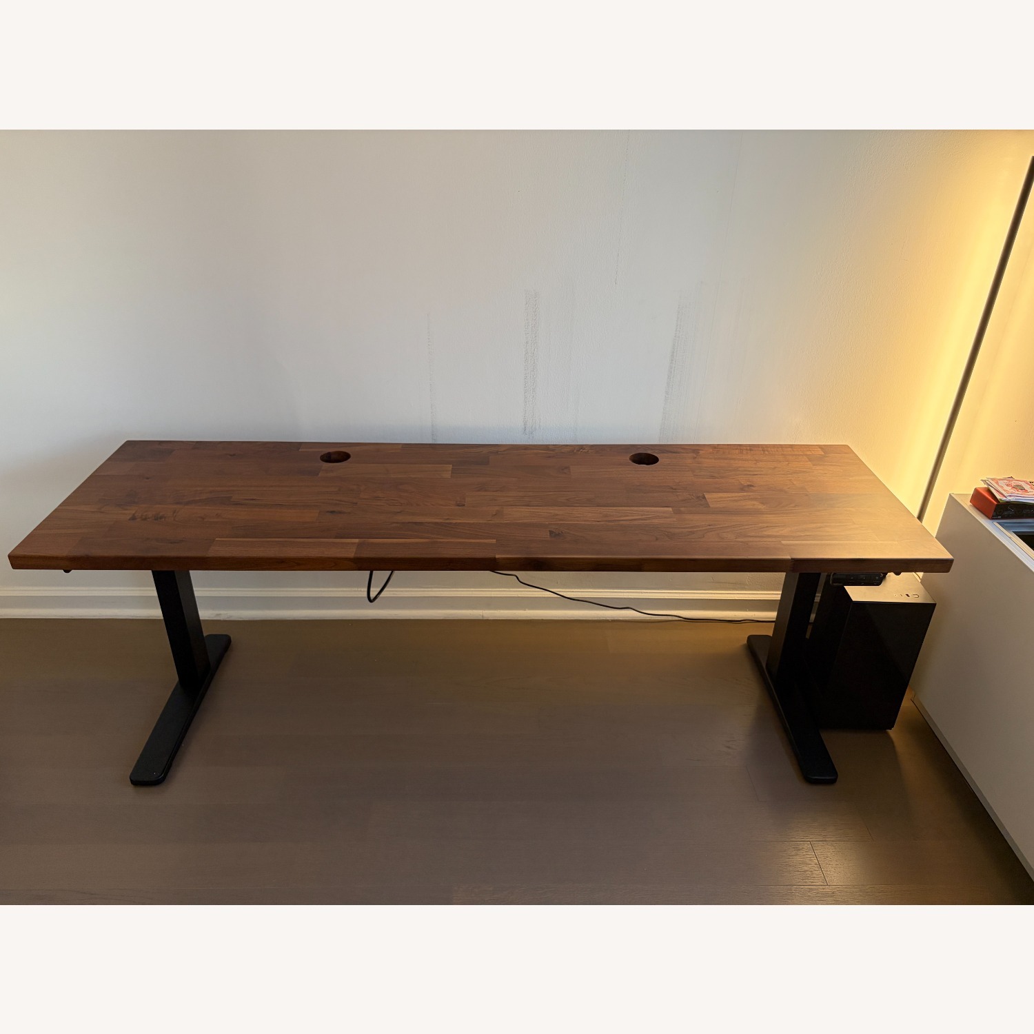 UPLIFT V3 Standing Desk - Solid Walnut Desktop  - image-6