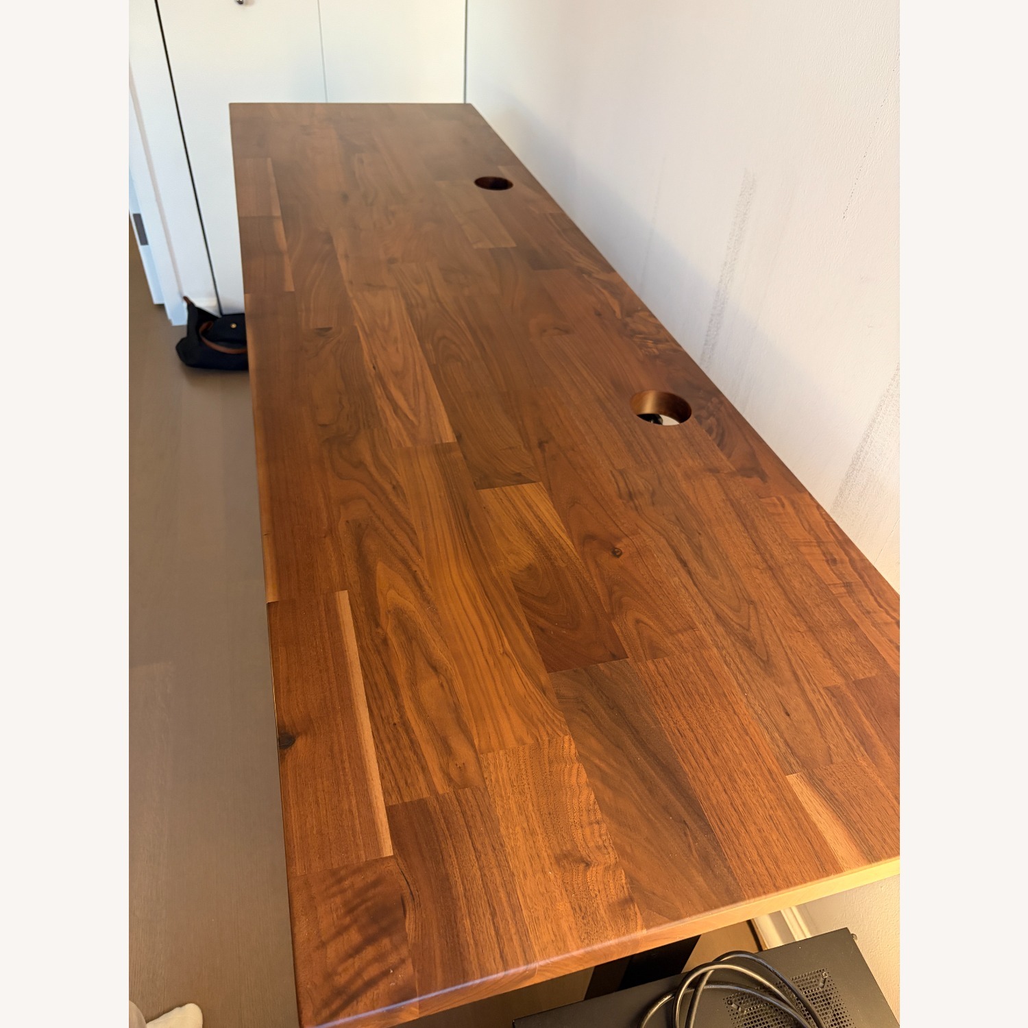 UPLIFT V3 Standing Desk - Solid Walnut Desktop  - image-3