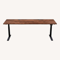 UPLIFT V3 Standing Desk - Solid Walnut Desktop 