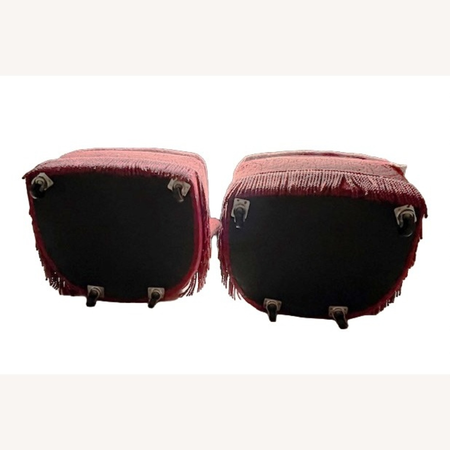 Vintage/Antique Finds Red Fabric Accent Chairs - image-3