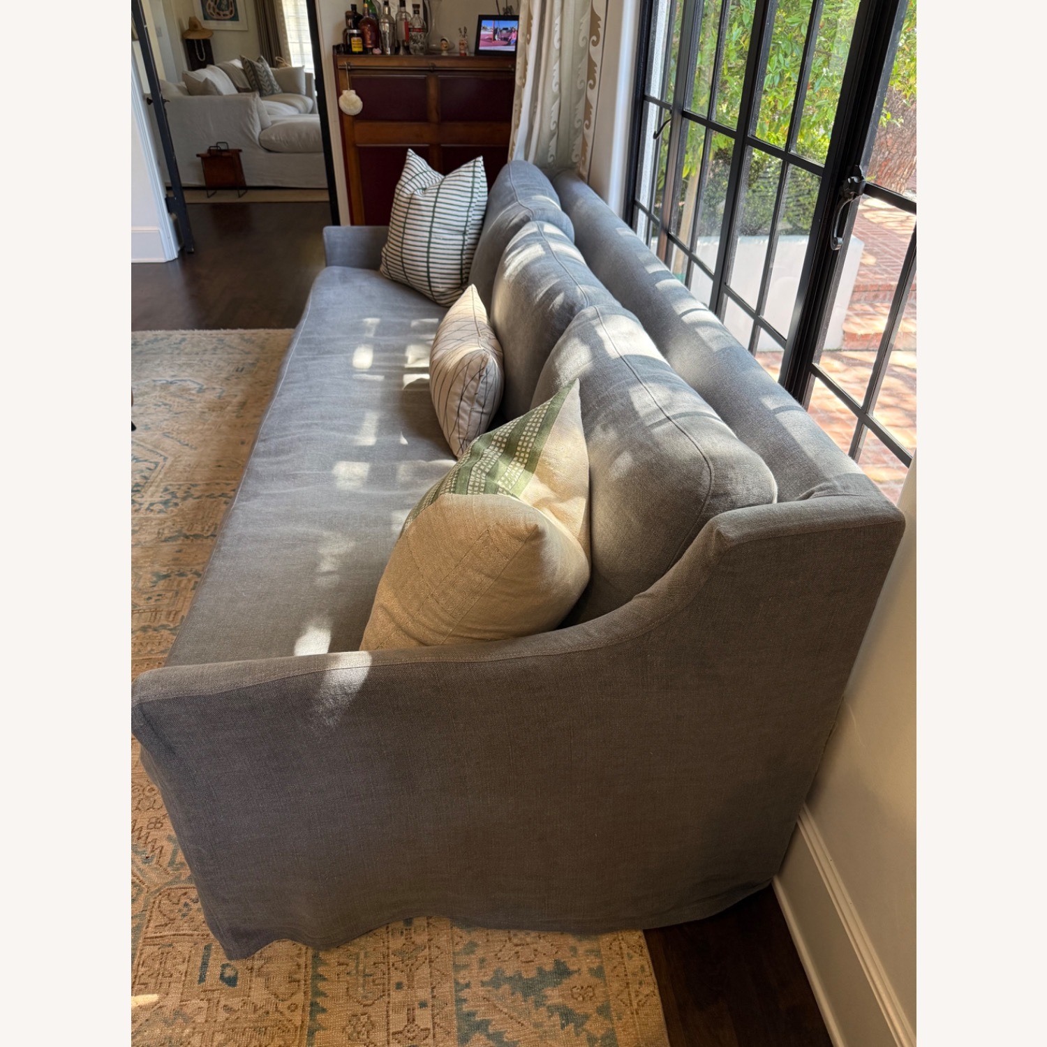 Shoppe Amber Interiors “Carpenter” Sofa - Pewter - image-13