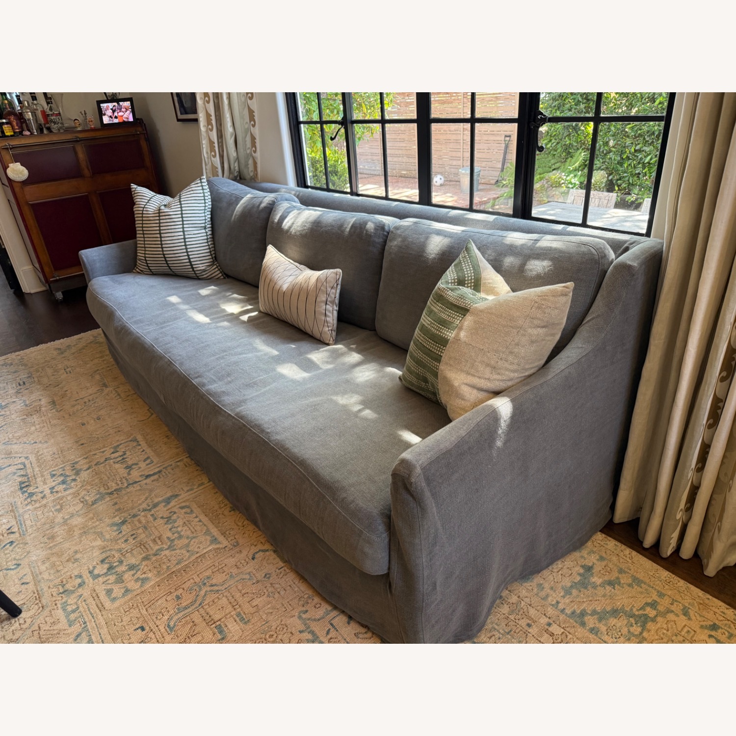 Shoppe Amber Interiors “Carpenter” Sofa - Pewter - image-3