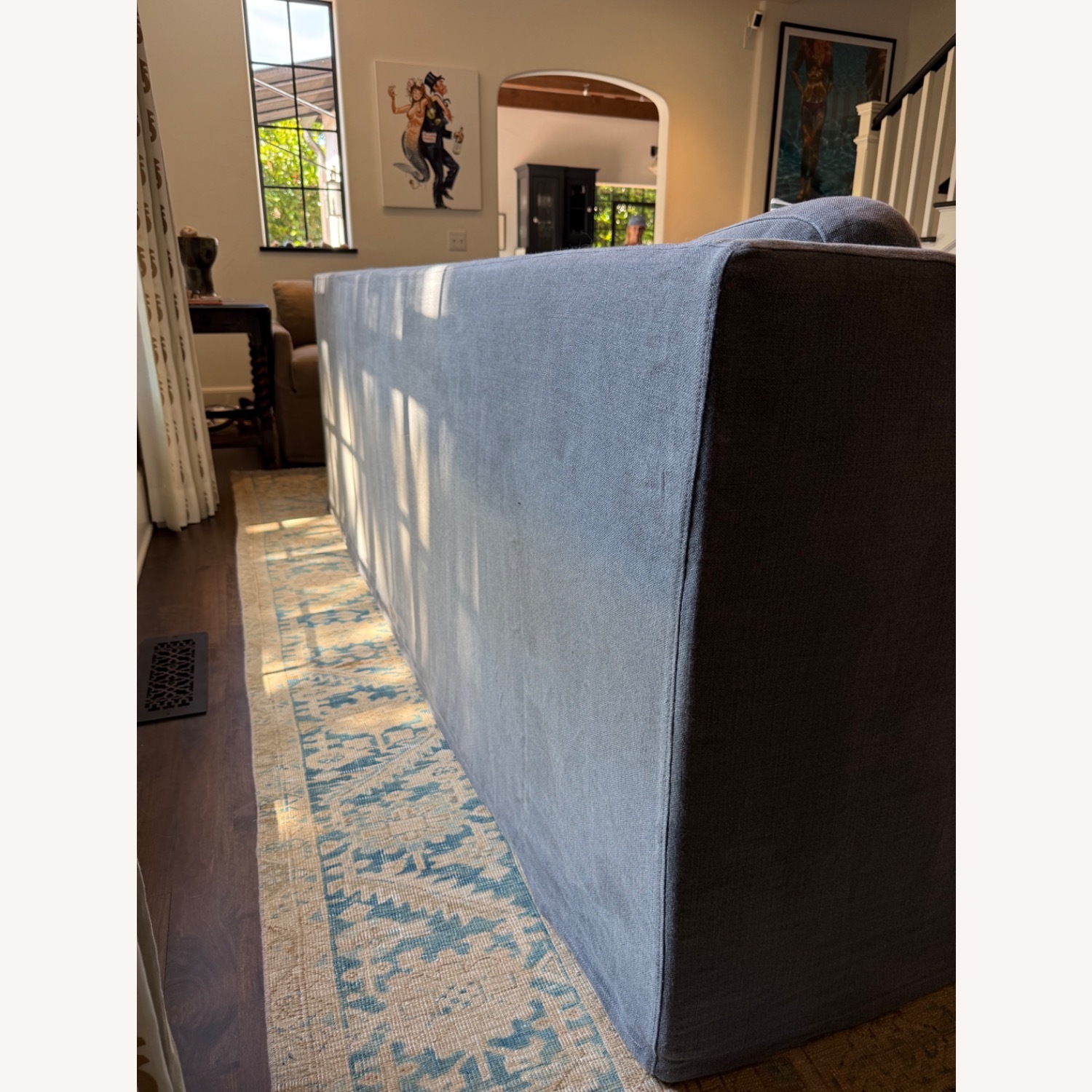 Shoppe Amber Interiors “Carpenter” Sofa - Pewter - image-9