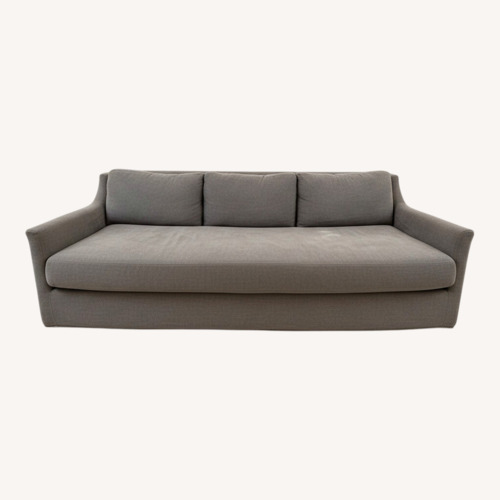 Used Shoppe Amber Interiors “Carpenter” Sofa - Pewter for sale on AptDeco