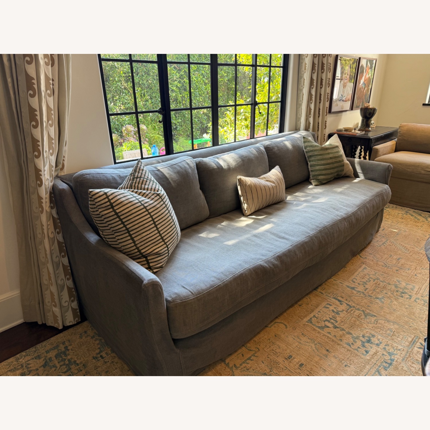 Shoppe Amber Interiors “Carpenter” Sofa - Pewter - image-6