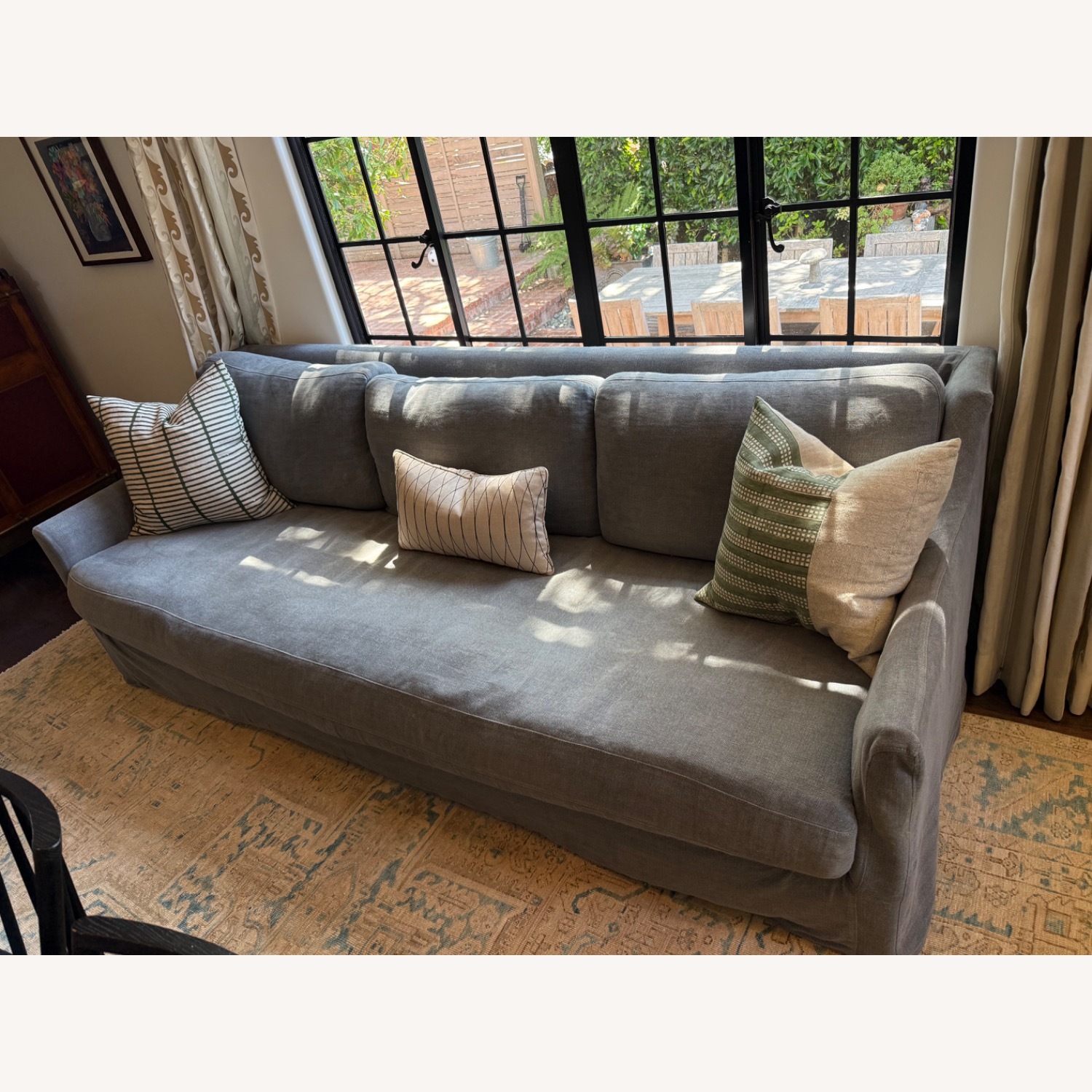 Shoppe Amber Interiors “Carpenter” Sofa - Pewter - image-5