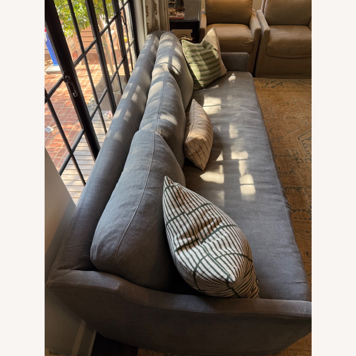 Shoppe Amber Interiors “Carpenter” Sofa - Pewter - image-12