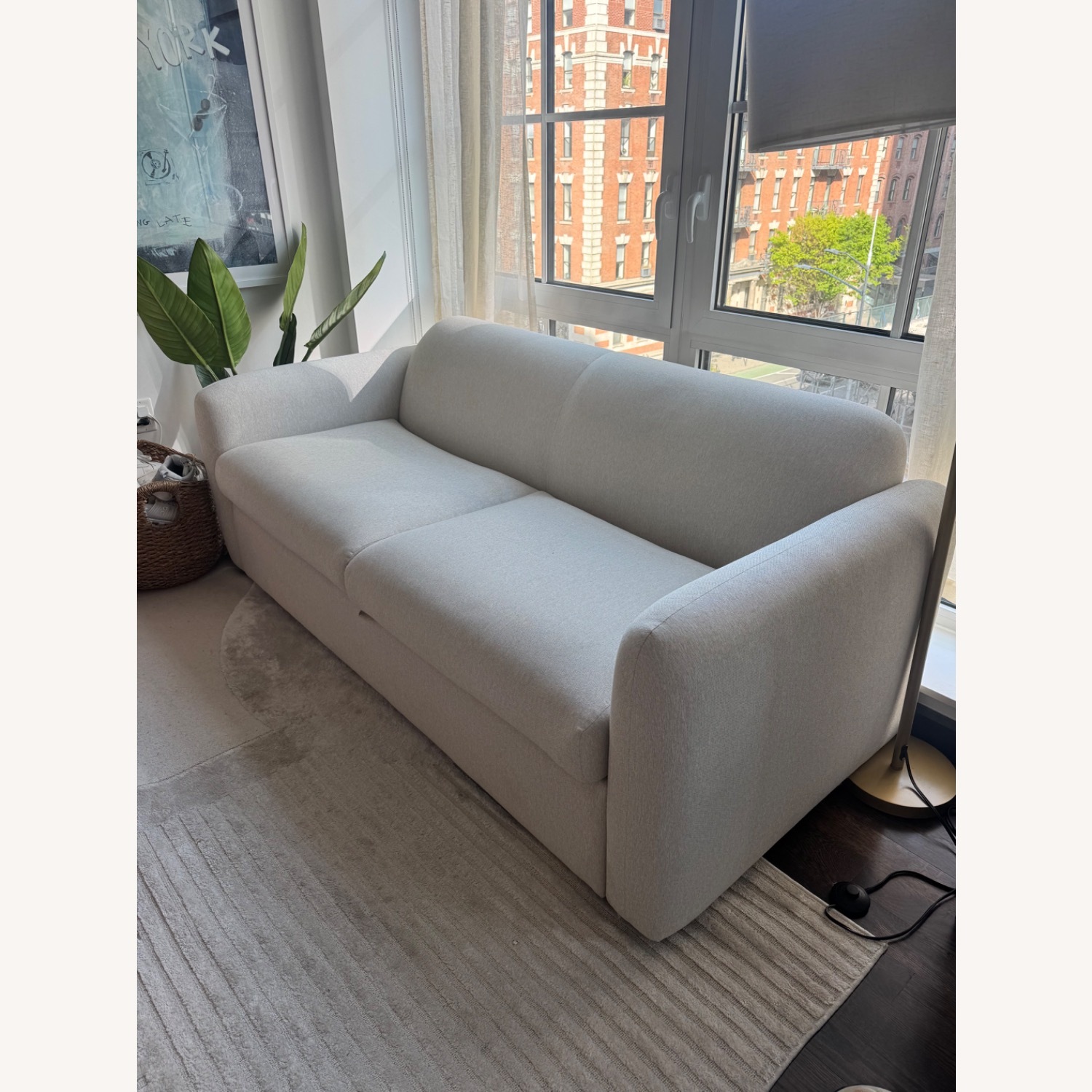 West Elm Lillia Storage Couch - image-2